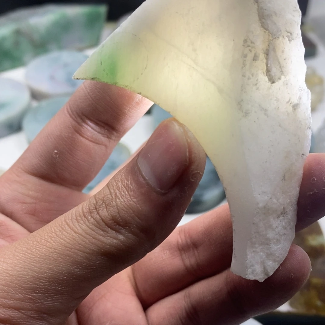 翡翠散珠天然缅甸翡翠a货52