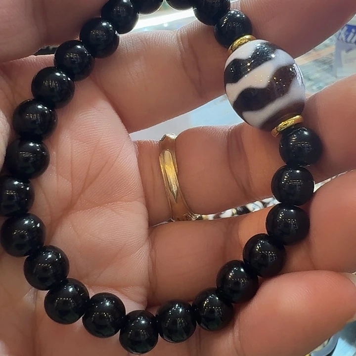 玛瑙/玉髓颈饰合金