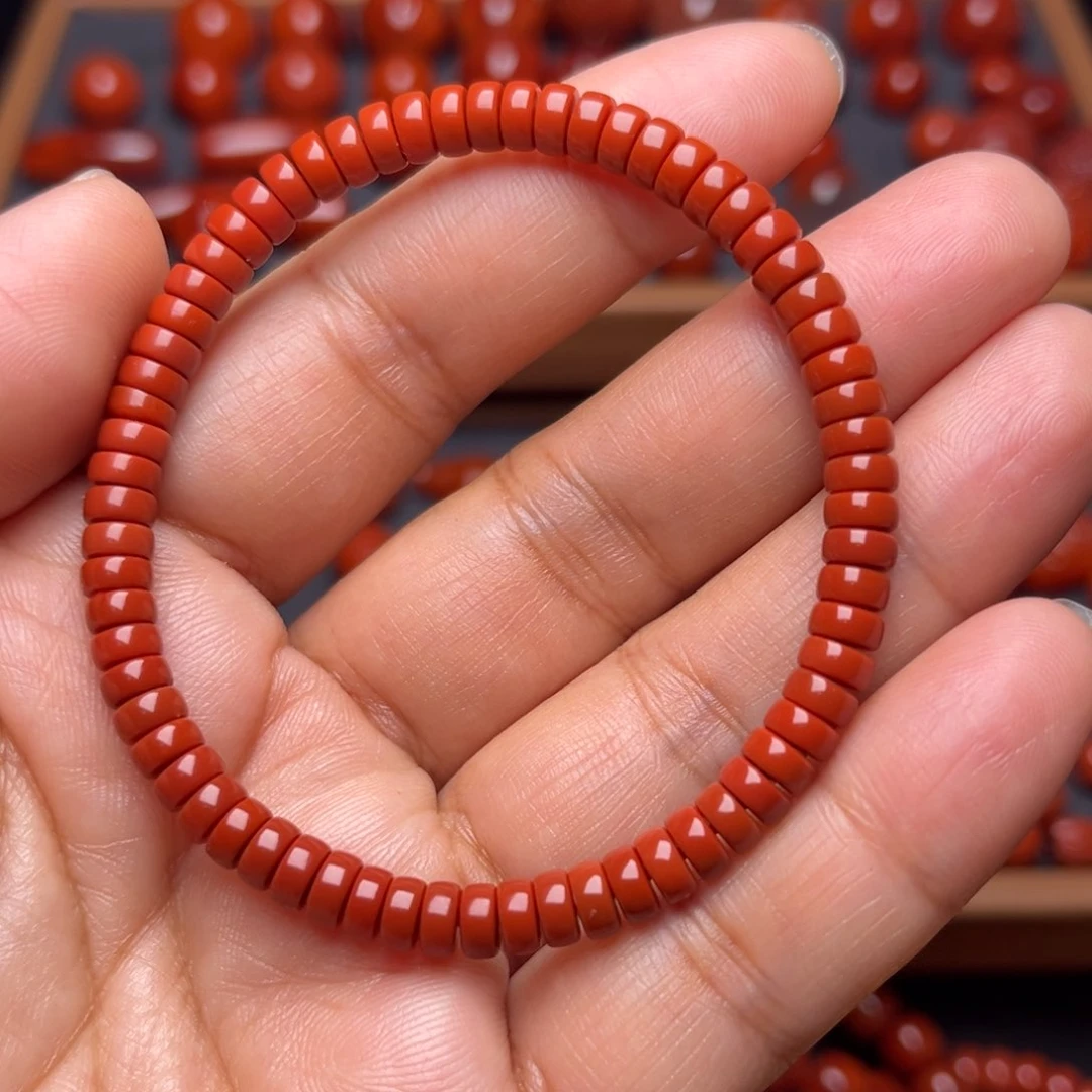 南红玛瑙配饰未镶嵌手串
