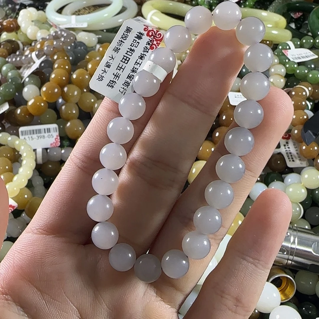 和田玉未镶嵌手链217
