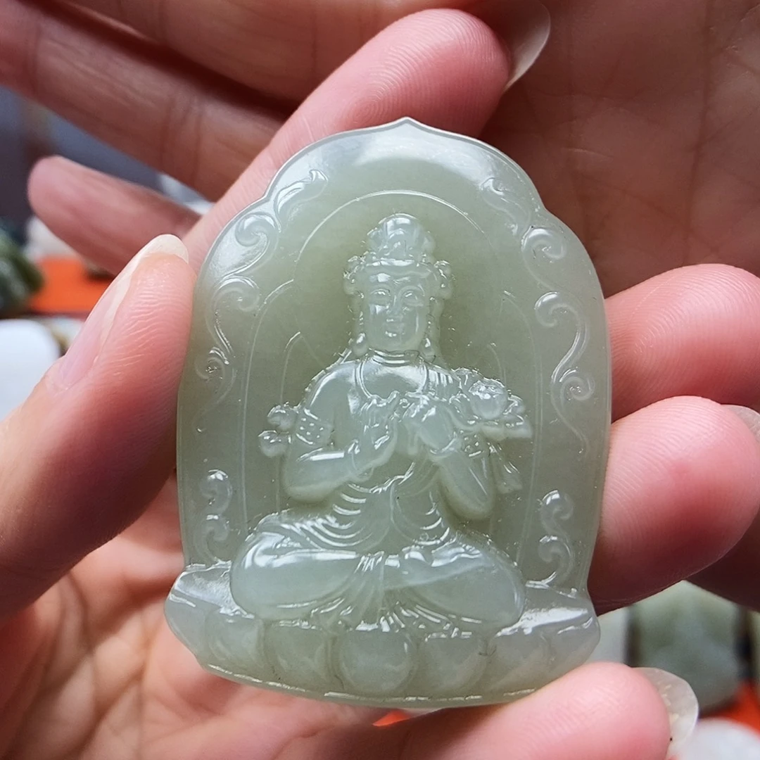 ****️和田玉未镶嵌颈饰