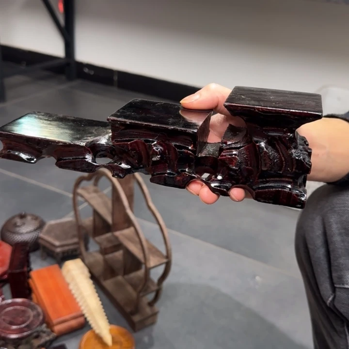 摆件橄榄核红木工艺品底座等