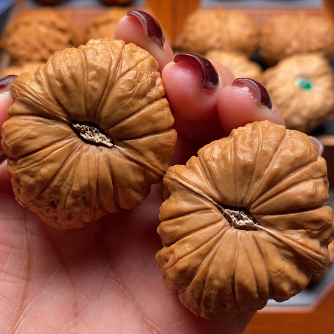 把件文玩核桃40尺大肚子南瓜墩
