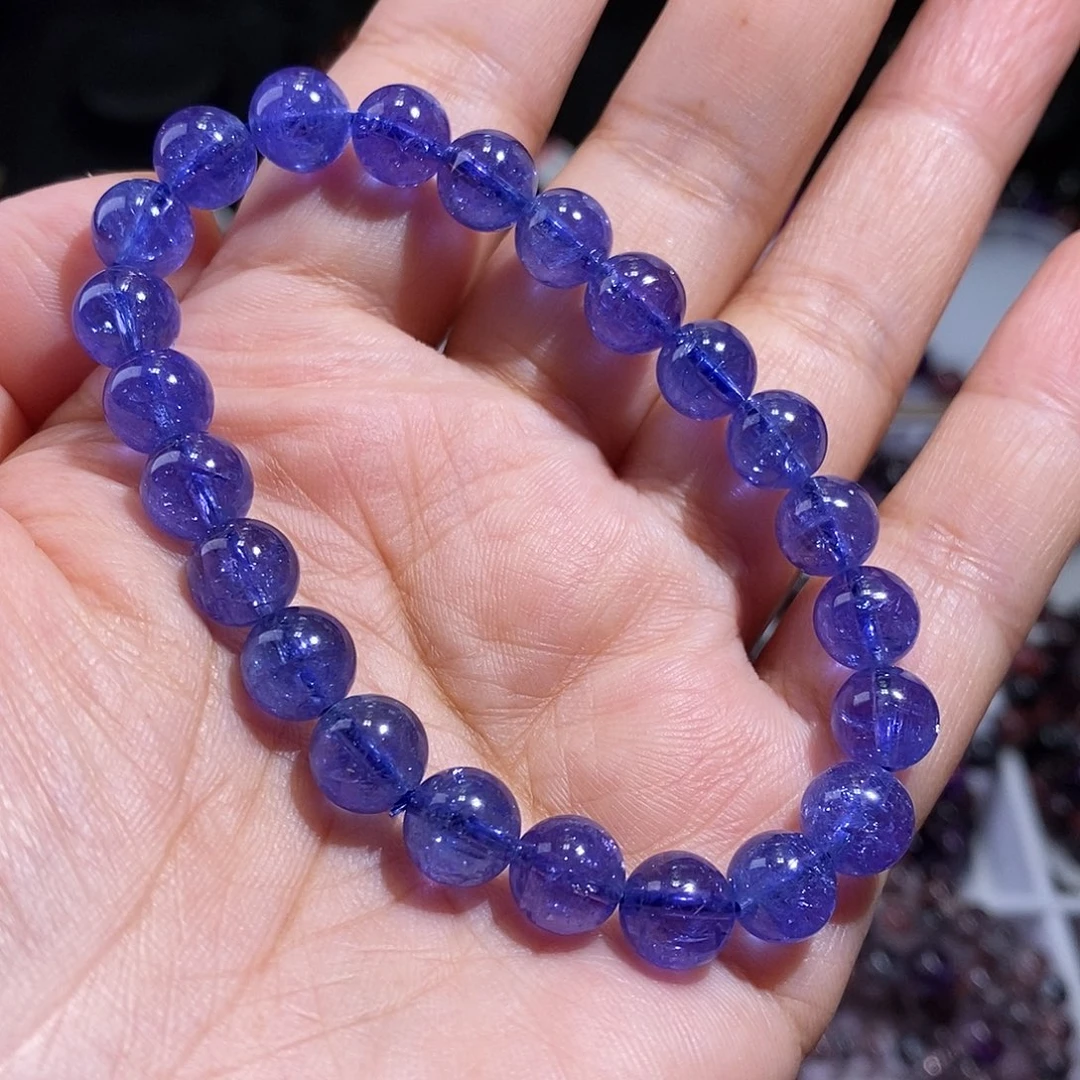 佛***拉手链坦桑石未镶嵌