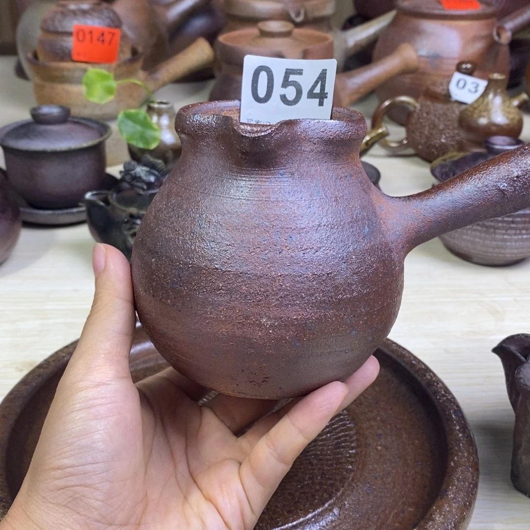 福利柴烧粗陶烤茶罐一物一拍300