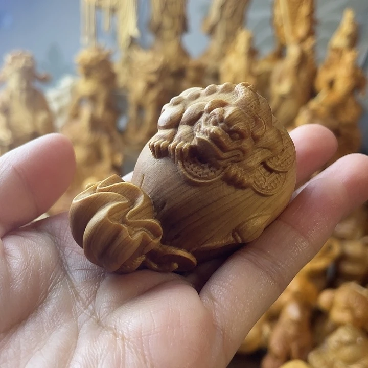 柏木（崖柏）貔貅钱袋子
