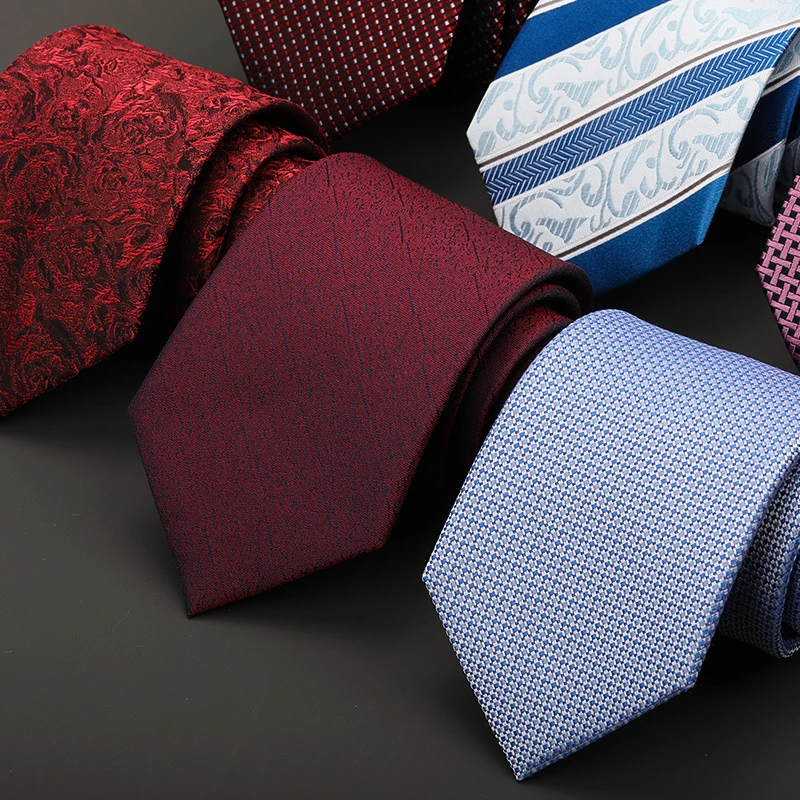 真丝蓝色条纹领带结婚新郎西装桑蚕丝男商务时尚正装礼盒送礼领带