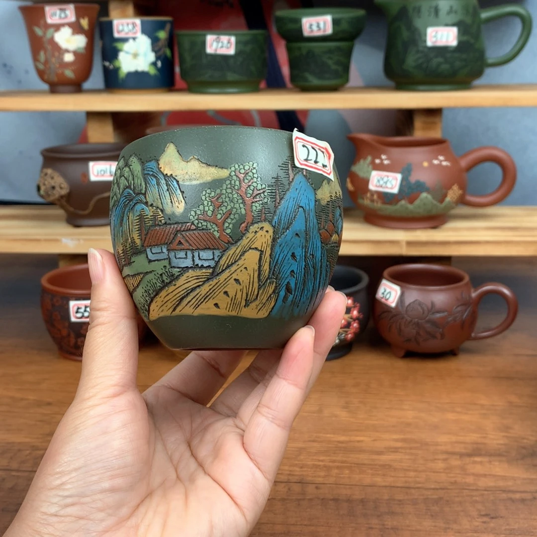 茶杯紫砂宜兴紫砂茶具