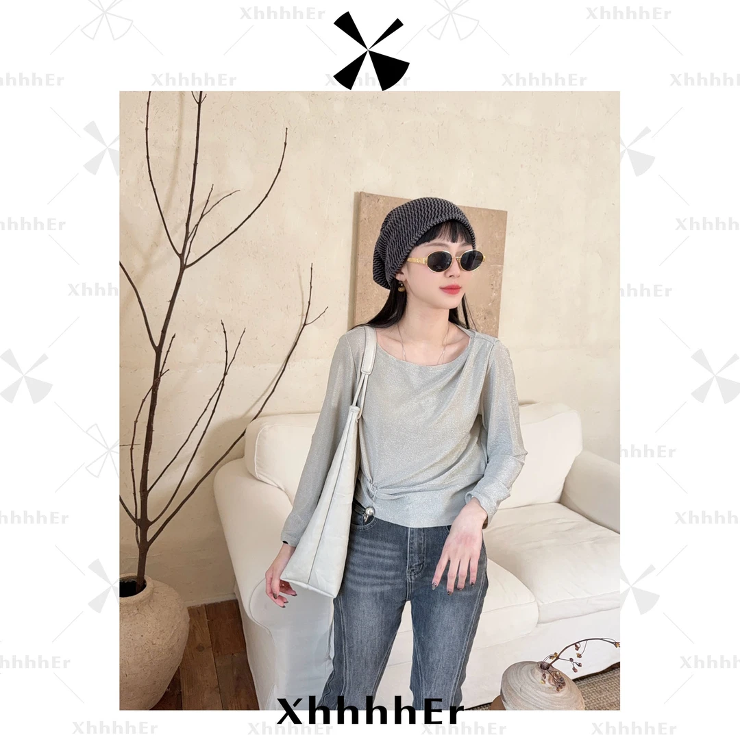 辛儿/小个子【水晶瀑布】25年夏日气质显瘦法式浪漫上衣XY1734