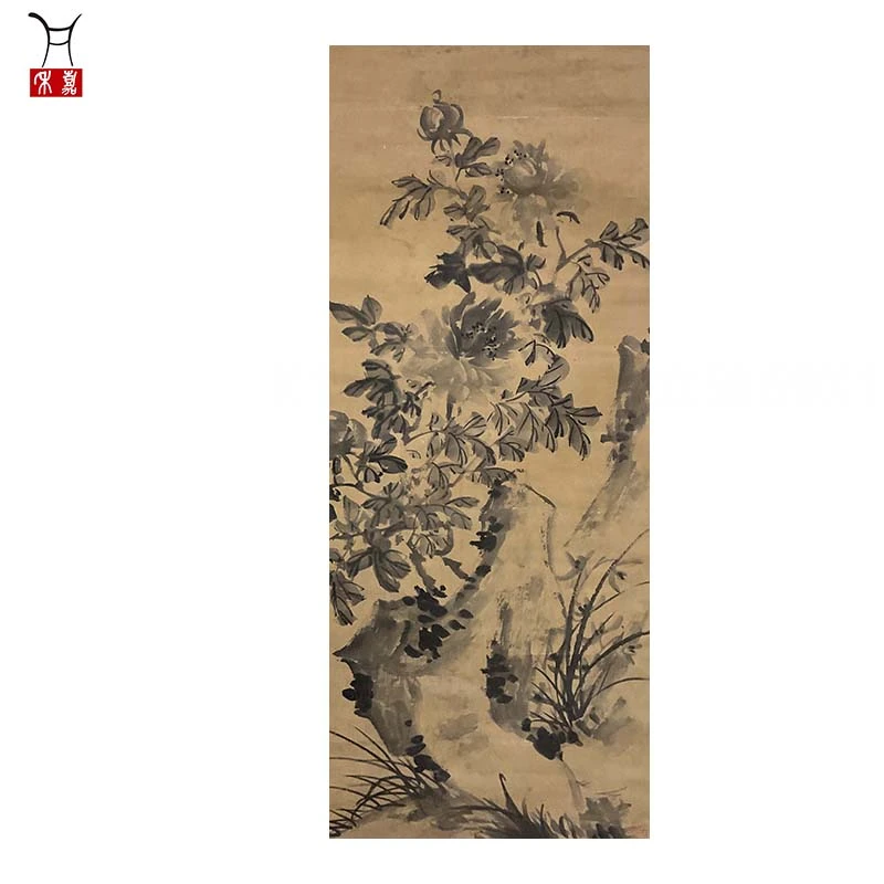 X1007花卉立轴69X135/8.3平尺