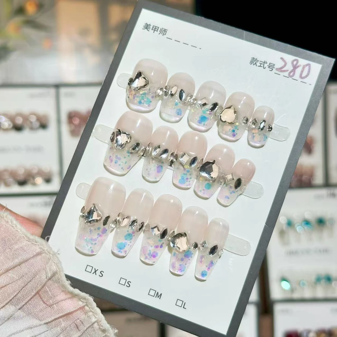 280纯手工美甲穿戴甲（5件套工具）（无收纳盒）