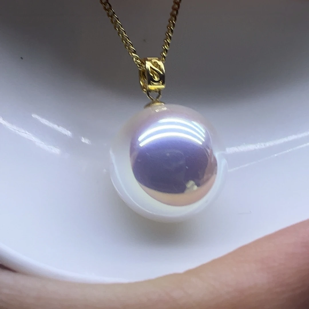 吊坠(赠链)18K金镶嵌淡水珍珠