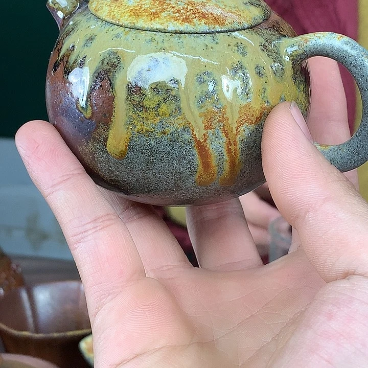 紫砂柴烧尧纯自然柴烧