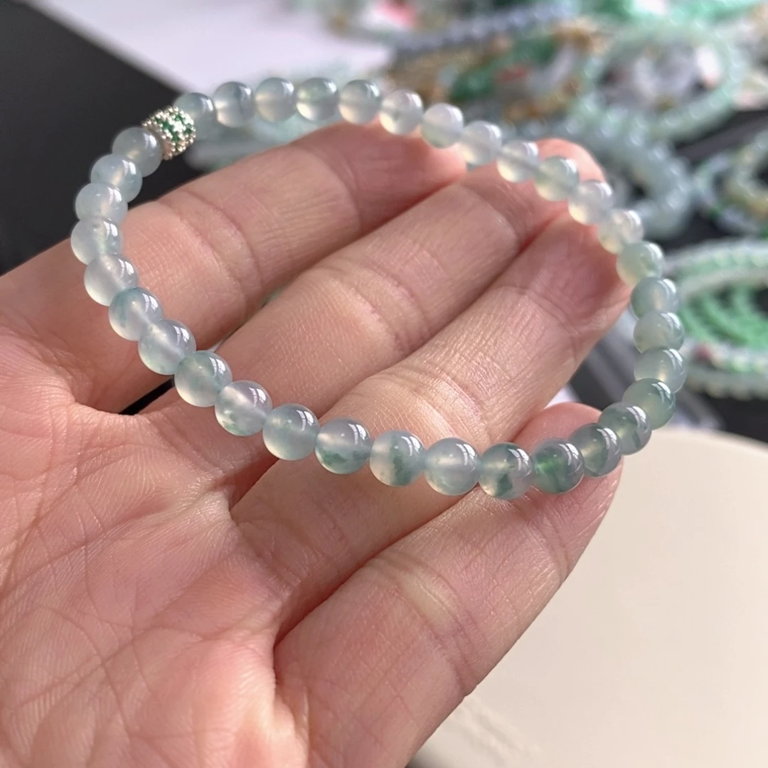 翡翠未镶嵌手链卡5