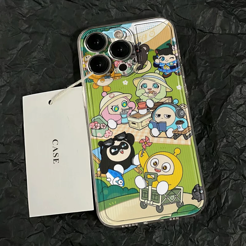 草地蛋仔派对苹果16手机壳小米华为三星OPPO适用vivo魅族iQOO真我