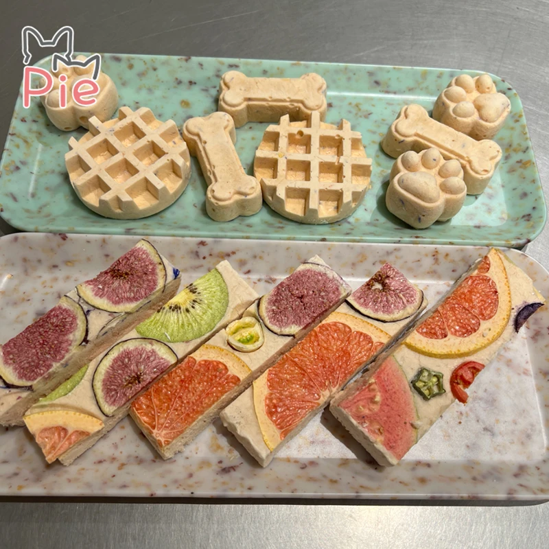 pie梁老财水果酸奶砖冻干开菲尔酸奶鸡肉搭配时令水果猫狗狗零食