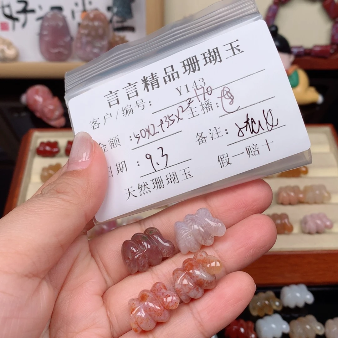 小***8未镶嵌颈饰硅化玉