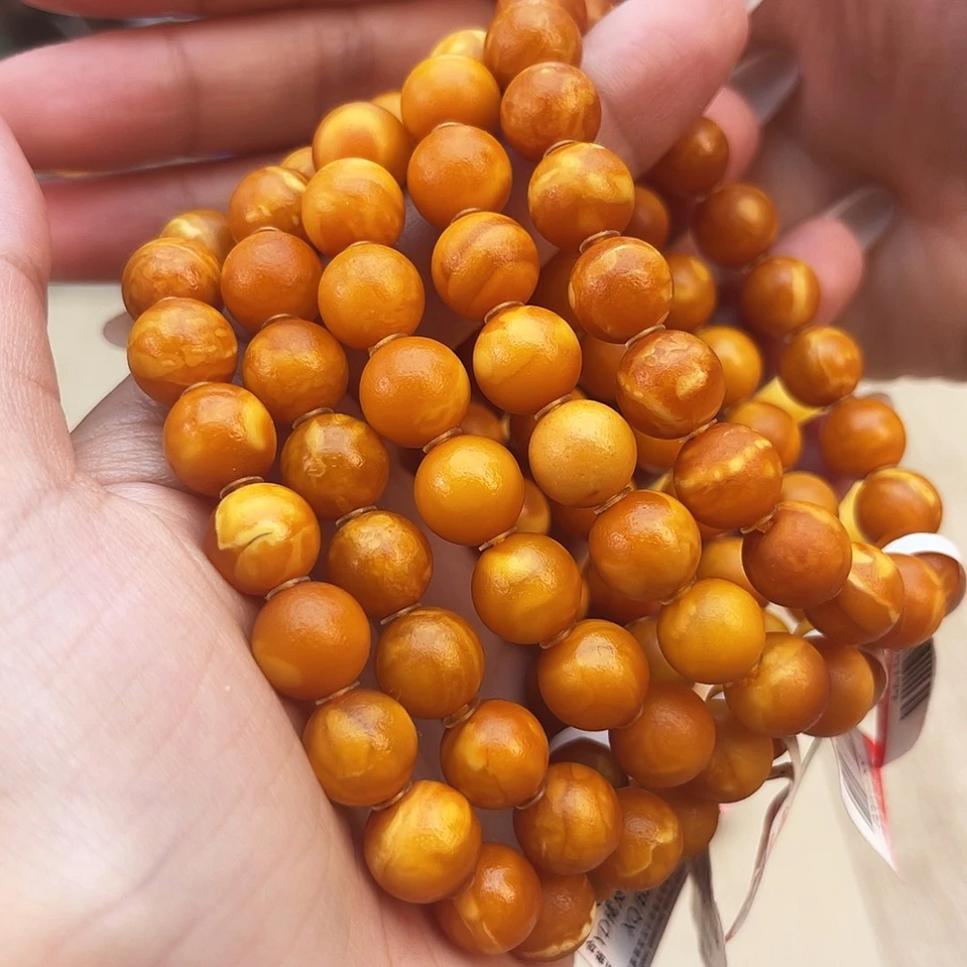 未镶嵌琥珀手链10 m多样性发其一