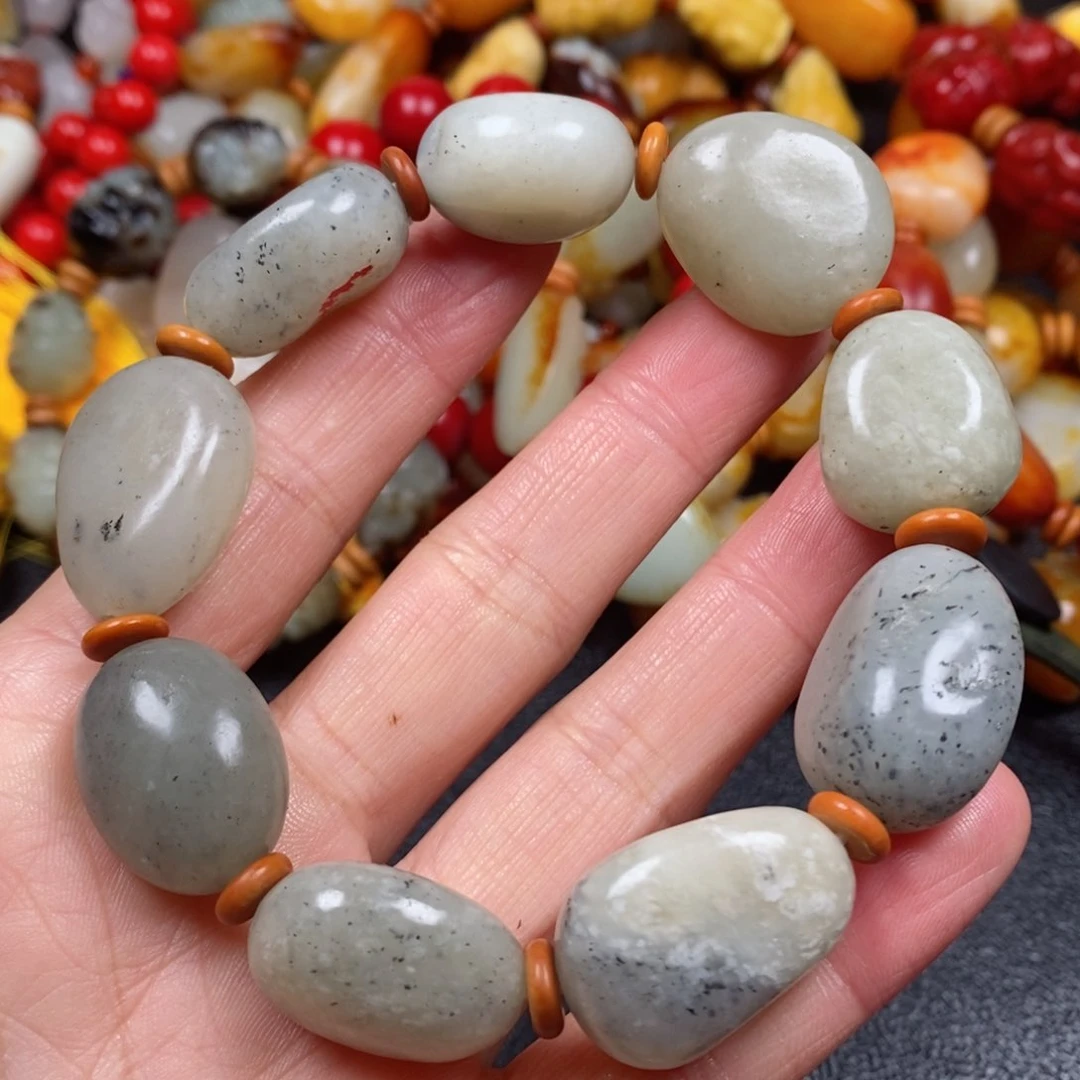 和田玉手链未镶嵌