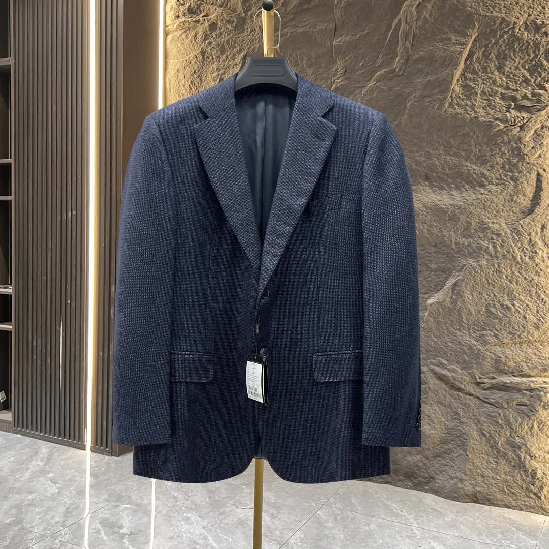 凯莱LU喜15339男（意大利PIACENZA面料）商务休闲羊绒桑蚕丝西服