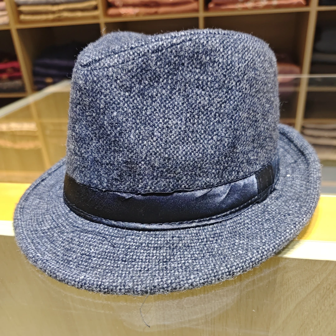 礼帽秋冬复古爵士帽帽子毛呢
