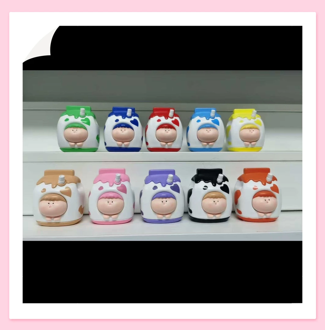 法师同款奶盒李四，纯树脂实心创意摆件