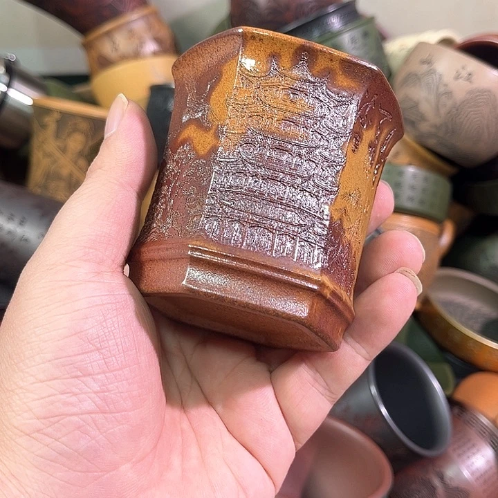 茶杯紫砂全手工紫砂主人杯