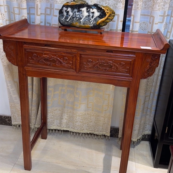 花梨木类柜类家具虹刺猬紫檀108长供桌