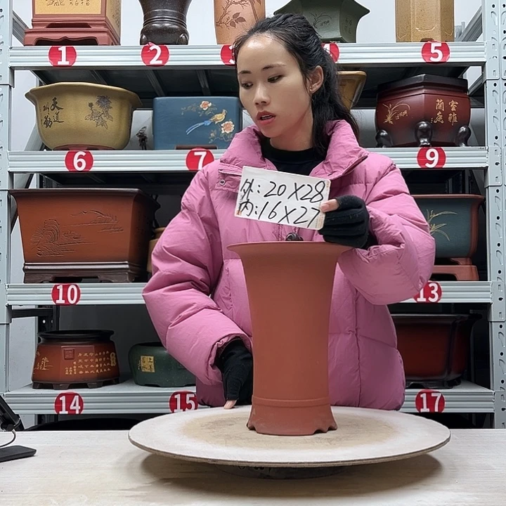 紫砂花盆紫砂花盆