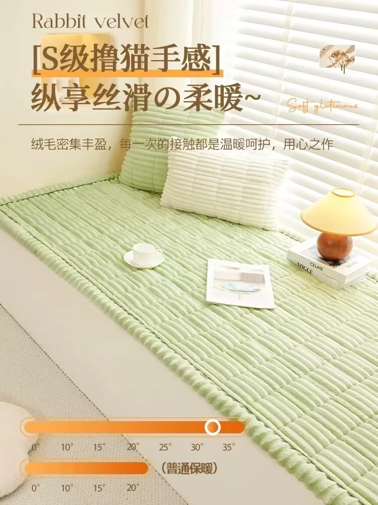 冬季灯芯绒飘窗垫窗台垫2025新款冬天主卧加厚阳台榻榻米垫子定制