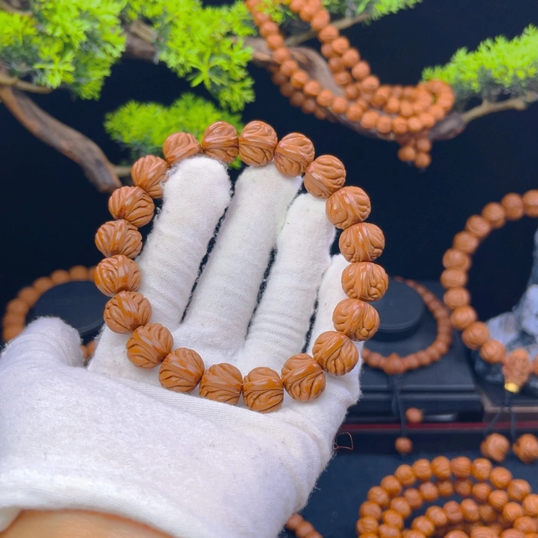 往***风桃核吊坠野生桃核