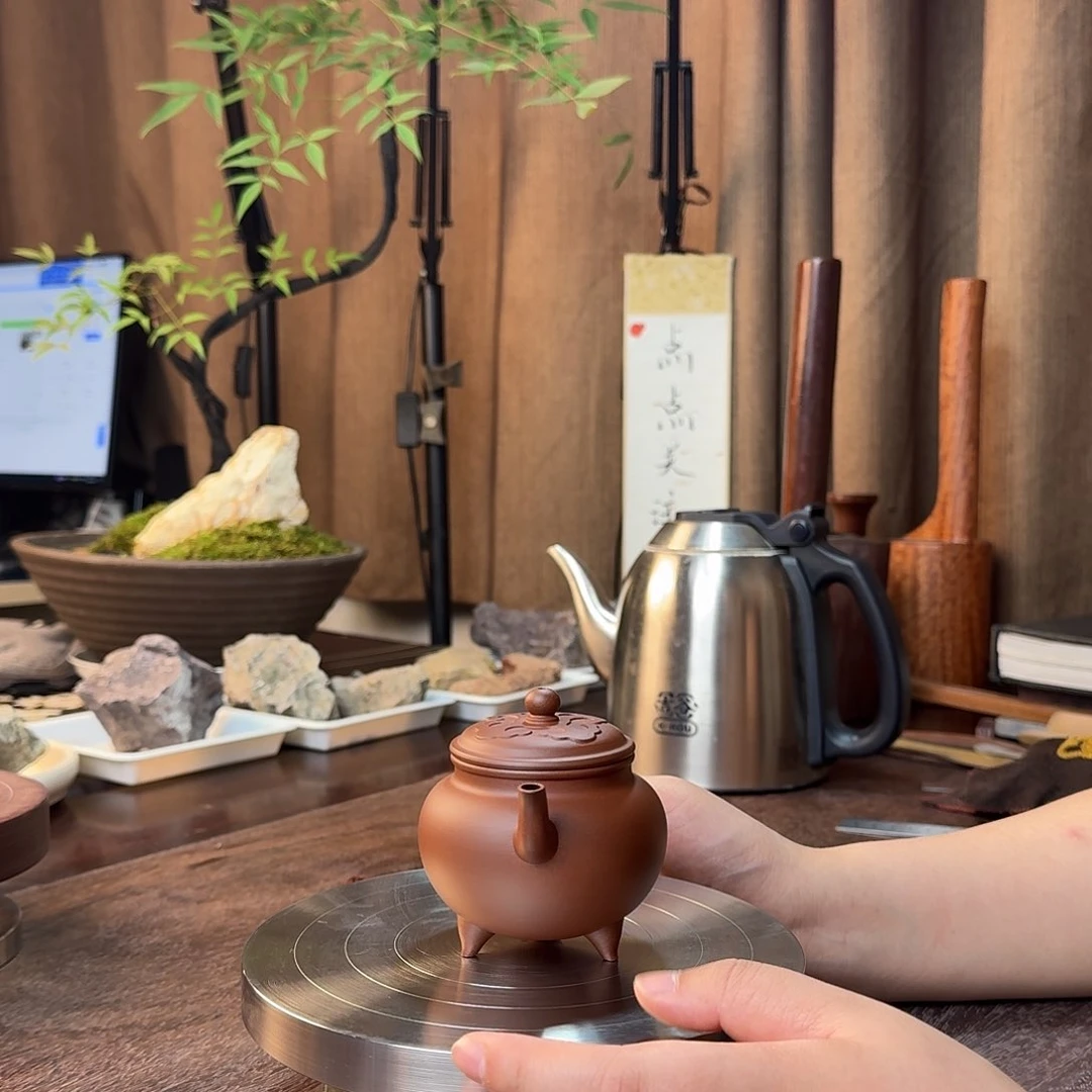 大彬如意半手工原矿紫泥