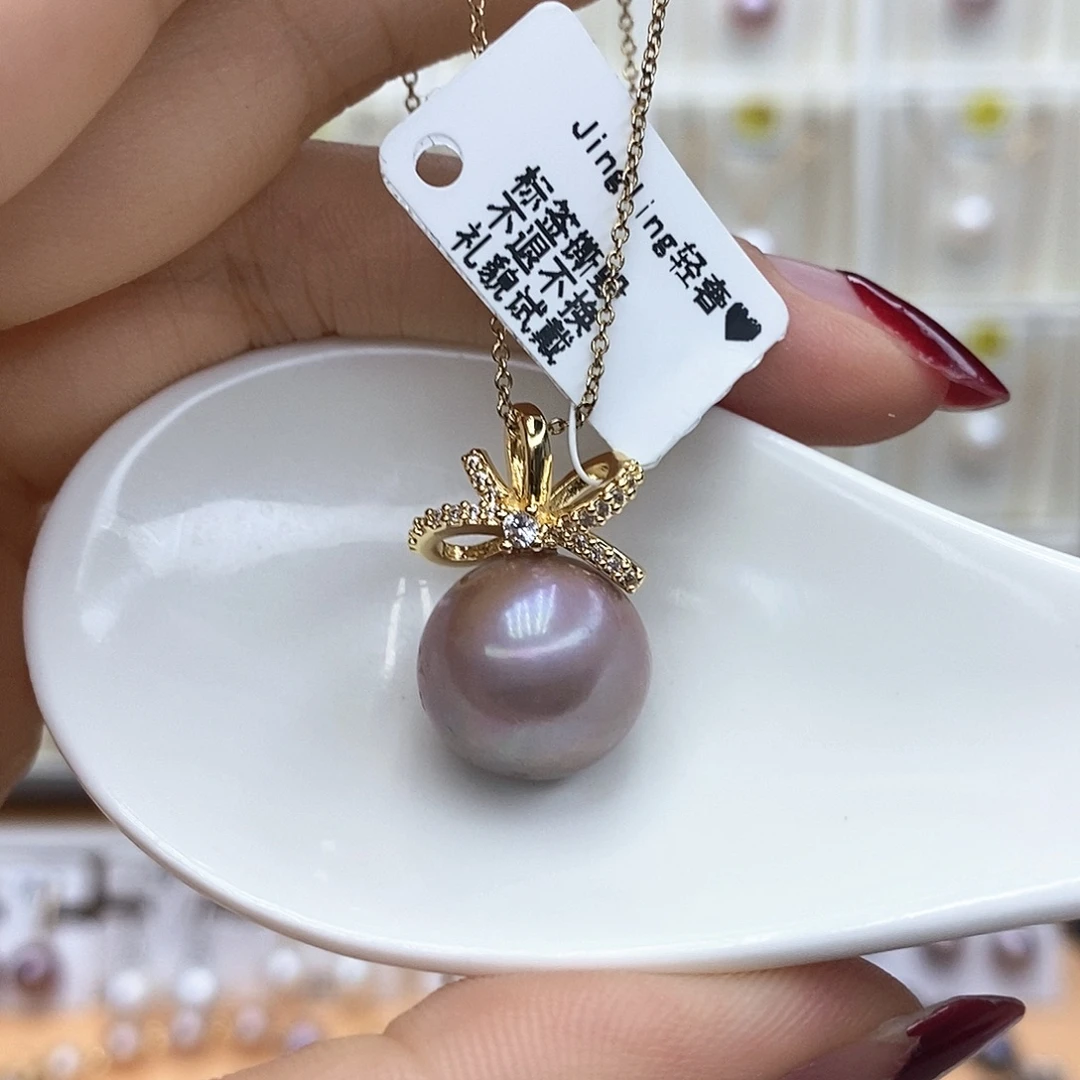合金颈饰淡水珍珠