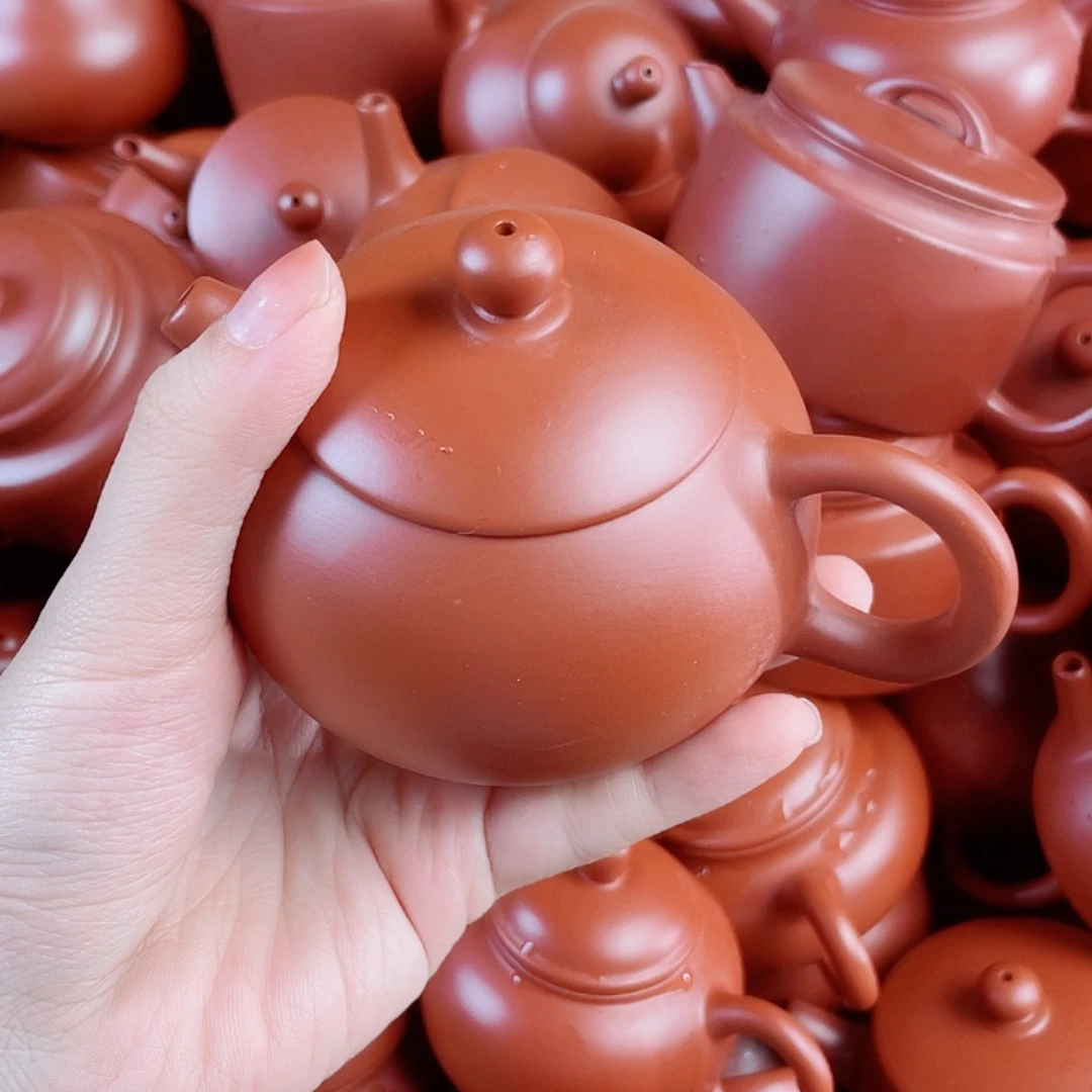 紫砂朱泥壶壶底微瑕大西施180