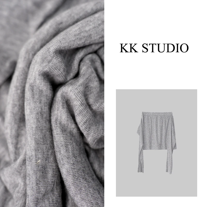 淇老板KK Studio高腰显瘦夏季薄款打底休闲百搭半身短裙9185