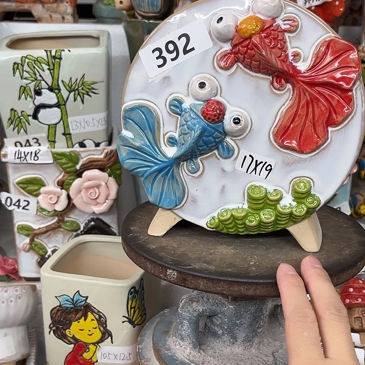 紫砂花盆粗陶材质多肉花盆