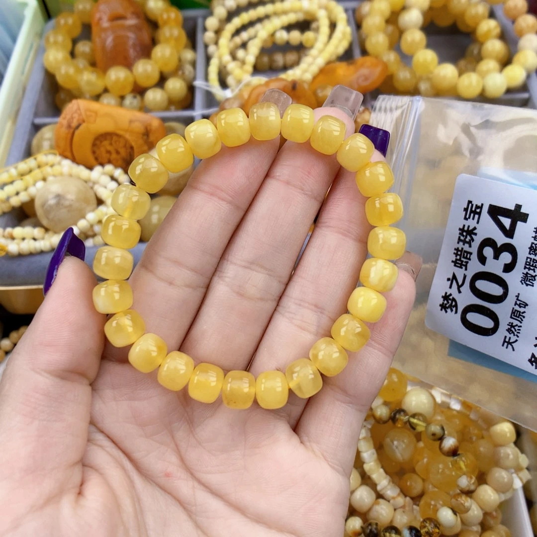 琥珀未镶嵌珠宝奇石8.0近全品