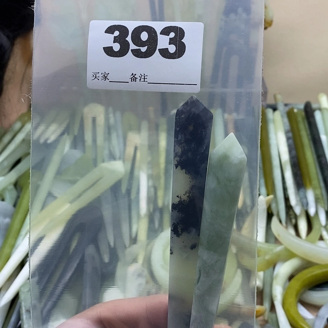 零***蛇纹石玉合金发饰