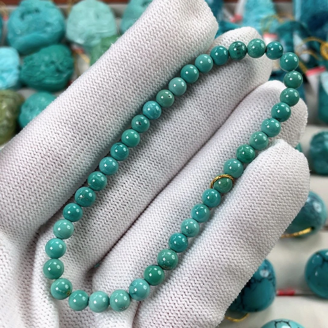 绿松石未镶嵌车挂