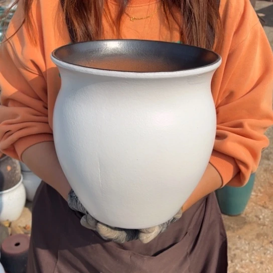 红陶口21高24瑕疵