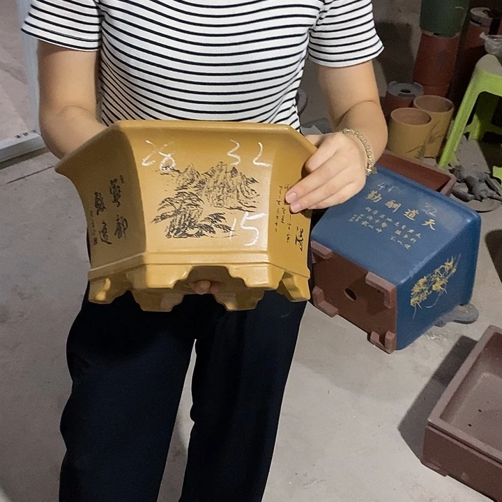 紫砂花盆紫砂花盆