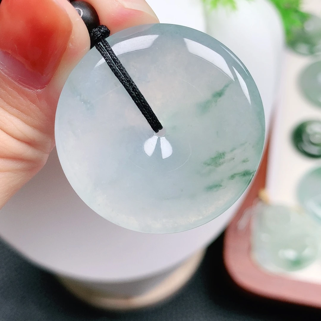 颈饰未镶嵌翡翠平安34-6.2