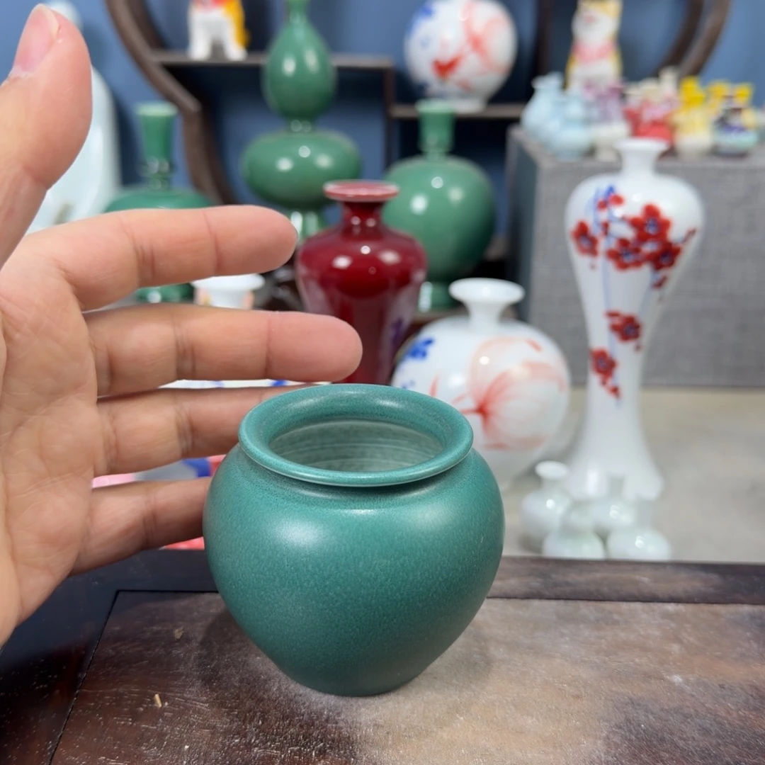 陶瓷手工小花器摆件