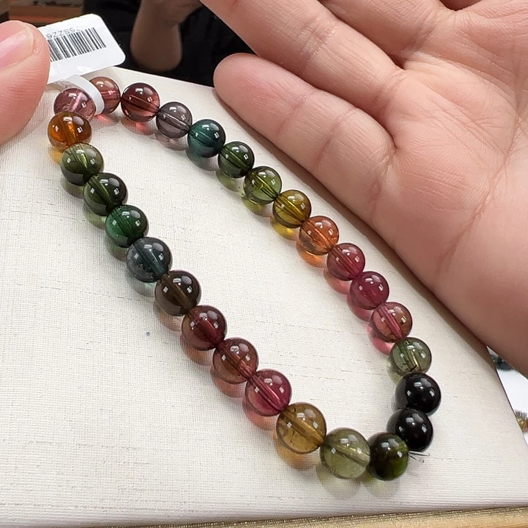 手串碧玺未镶嵌7mmmmmm