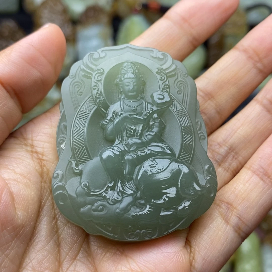 项链未镶嵌和田玉（糖玉）