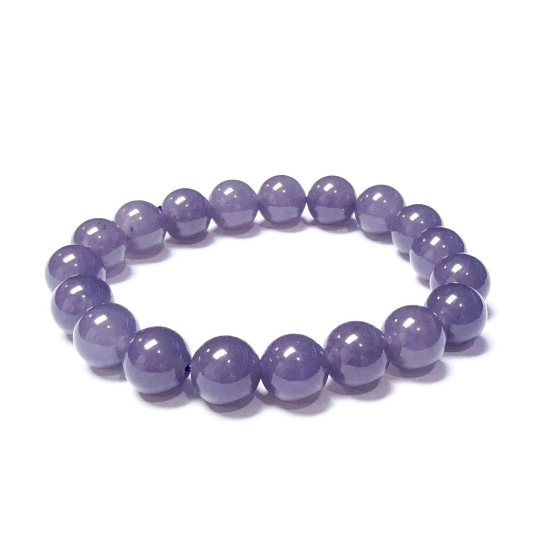 F090 冷美人烟紫色手串10mm