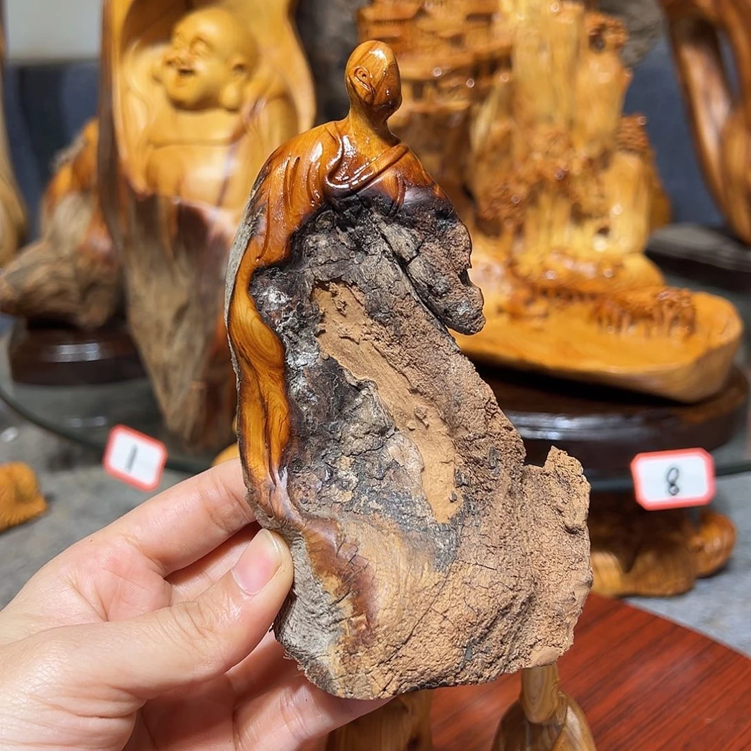 柏木（崖柏）上****n崖柏木手把件摆件