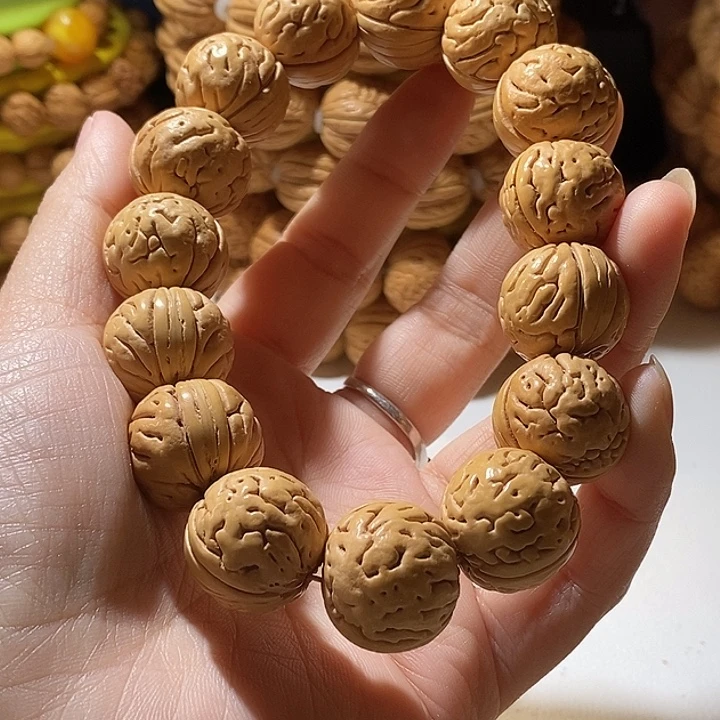 小***人桃核手串顺顺利利大肌肉11