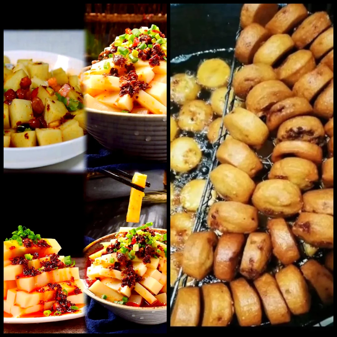 湘西龙山传统米豆腐油粑粑家乡的味道老百姓纯手工制作（包邮）