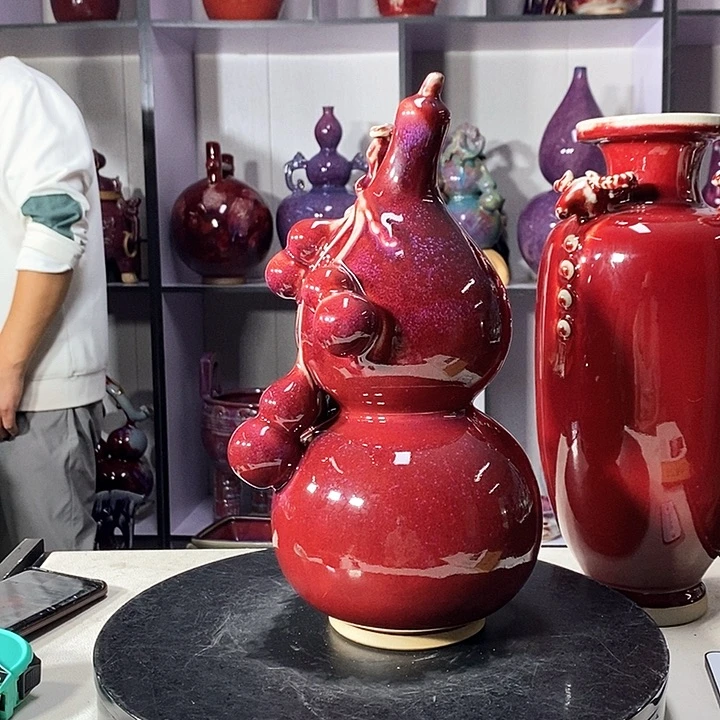 瓷片中国神垕精品钧瓷
